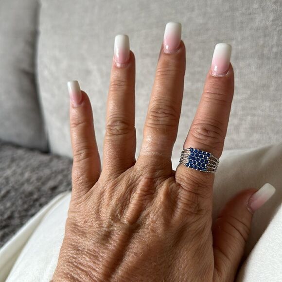 Vintage Crystal Cocktail Ring! - Picture 4 of 12